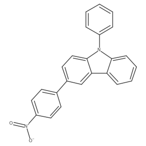 3-(4-Nitrophenyl)-9-phenylcarbazole Structure