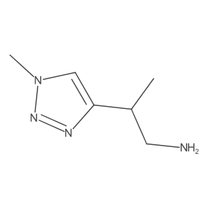 2-(1-methyl-1H-1,2,3-triazol-4-yl)propan-1-amine Structure