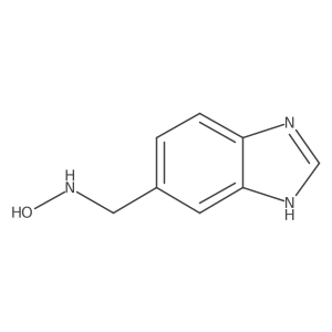 N-[(1H-1,3-benzodiazol-5-yl)methyl]hydroxylamine Structure