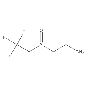 2-(2-Aminoethanesulfinyl)-1,1,1-trifluoroethane结构式