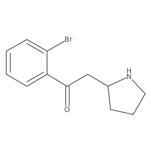 1-(2-Bromophenyl)-2-(pyrrolidin-2-YL)ethan-1-one Structure