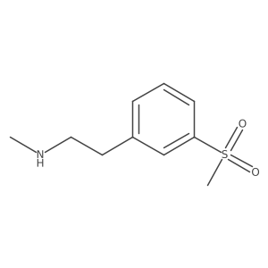 [2-(3-Methanesulfonylphenyl)ethyl](methyl)amine Structure