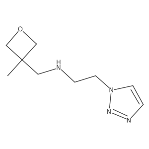 N-((3-Methyloxetan-3-yl)methyl)-2-(1H-1,2,3-triazol-1-yl)ethan-1-amine Structure