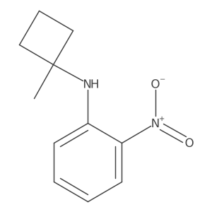 N-(1-Methylcyclobutyl)-2-nitrobenzenamine Structure