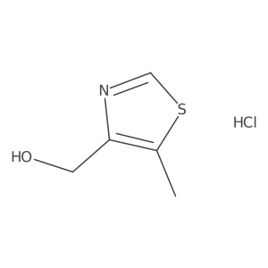 (5-Methyl-1,3-thiazol-4-yl)methanol hydrochloride Structure