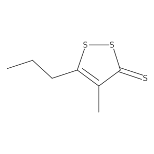 4-Methyl-5-propyl-3H-1,2-dithiole-3-thione Structure