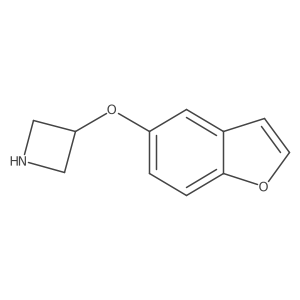 3-(1-Benzofuran-5-yloxy)azetidine Structure