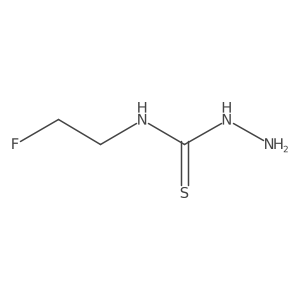 1-Amino-3-(2-fluoroethyl)thiourea Structure
