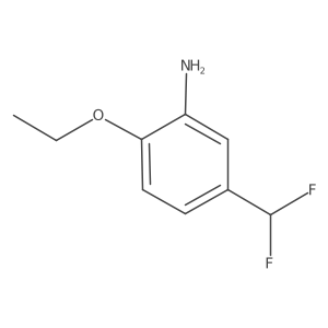 5-(Difluoromethyl)-2-ethoxyaniline Structure