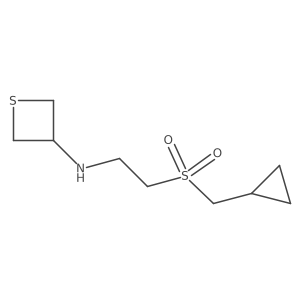 O=S(=O)(CCNC1CSC1)CC1CC1结构式