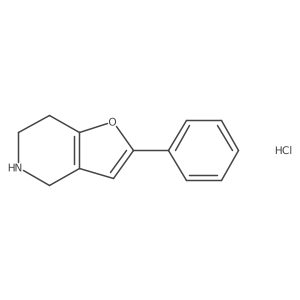 2-phenyl-4H,5H,6H,7H-furo[3,2-c]pyridine hydrochloride Structure