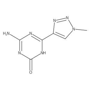 4-Amino-6-(1-methyl-1H-1,2,3-triazol-4-yl)-2,5-dihydro-1,3,5-triazin-2-one Structure