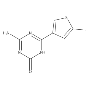 4-Amino-6-(5-methylthiophen-3-yl)-2,5-dihydro-1,3,5-triazin-2-one Structure