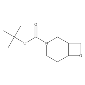 tert-butyl 7-oxa-3-azabicyclo[4.2.0]octane-3-carboxylate Structure