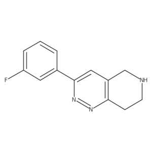3-(3-Fluorophenyl)-5H,6H,7H,8H-pyrido[4,3-c]pyridazine Structure