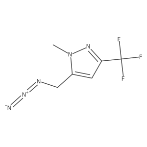 5-(azidomethyl)-1-methyl-3-(trifluoromethyl)-1H-pyrazole Structure