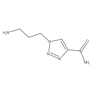 1-(3-aminopropyl)-1H-1,2,3-triazole-4-carboxamide Structure