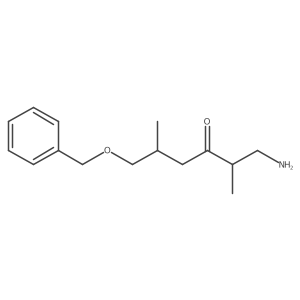 1-Amino-6-(benzyloxy)-2,5-dimethylhexan-3-one Structure