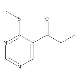 1-(4-(Methylthio)pyrimidin-5-yl)propan-1-one Structure