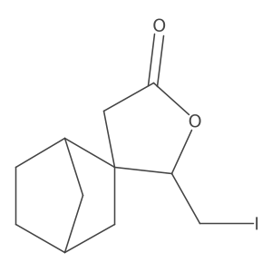 2'-(Iodomethyl)spiro[bicyclo[2.2.1]heptane-2,3'-oxolane]-5'-one Structure