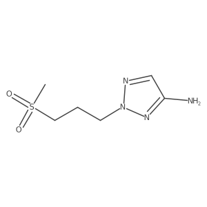 2-(3-methanesulfonylpropyl)-2H-1,2,3-triazol-4-amine Structure