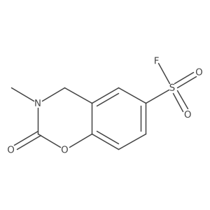 3-methyl-2-oxo-3,4-dihydro-2H-1,3-benzoxazine-6-sulfonyl fluoride结构式