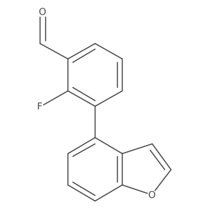 3-(1-Benzofuran-4-yl)-2-fluorobenzaldehyde Structure