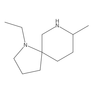 1-Ethyl-8-methyl-1,7-diazaspiro[4.5]decane Structure