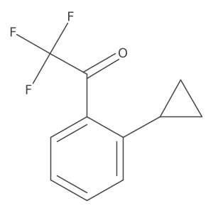1-(2-Cyclopropylphenyl)-2,2,2-trifluoroethanone Structure