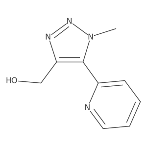 [1-methyl-5-(pyridin-2-yl)-1H-1,2,3-triazol-4-yl]methanol Structure