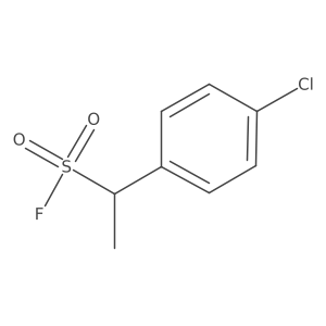 1-(4-Chlorophenyl)ethane-1-sulfonyl fluoride Structure