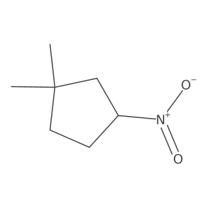 1,1-Dimethyl-3-nitrocyclopentane结构式