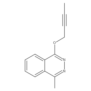 1-(But-2-yn-1-yloxy)-4-methylphthalazine结构式