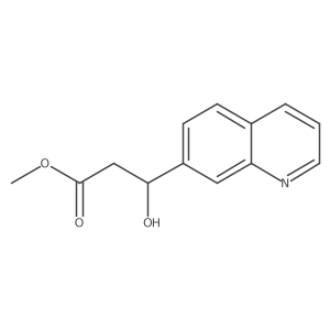 methyl (3S)-3-hydroxy-3-(quinolin-7-yl)propanoate Structure