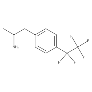 (2S)-1-[4-(pentafluoroethyl)phenyl]propan-2-amine结构式