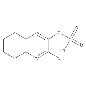 2-Chloro-5,6,7,8-tetrahydroquinolin-3-yl sulfamate Structure