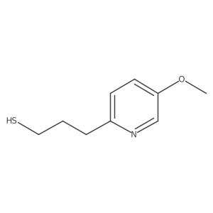 3-(5-Methoxypyridin-2-yl)propane-1-thiol结构式