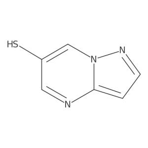 Pyrazolo[1,5-a]pyrimidine-6-thiol结构式