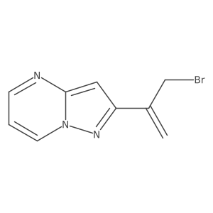 2-(3-Bromoprop-1-en-2-yl)pyrazolo[1,5-a]pyrimidine Structure