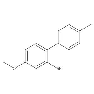 4-Methoxy-4'-methyl-[1,1'-biphenyl]-2-thiolE结构式