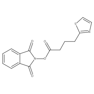 1,3-dioxo-2,3-dihydro-1H-isoindol-2-yl 4-(1,3-thiazol-2-yl)butanoate结构式