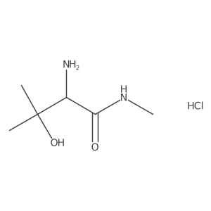 (S)-2-Amino-3-hydroxy-N,3-dimethylbutanamide hydrochloride Structure