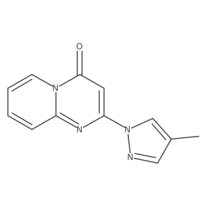 2-(4-methyl-1H-pyrazol-1-yl)-4H-pyrido[1,2-a]pyrimidin-4-one结构式