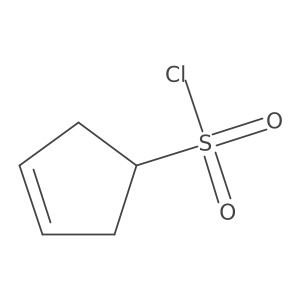 Cyclopent-3-ene-1-sulfonyl chloride Structure