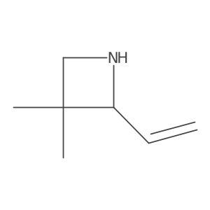 2-Ethenyl-3,3-dimethylazetidine Structure