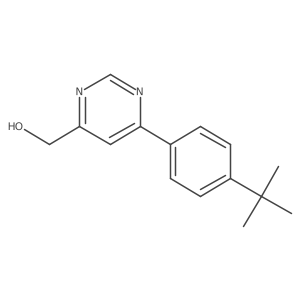 [6-(4-Tert-butylphenyl)pyrimidin-4-yl]methanol Structure