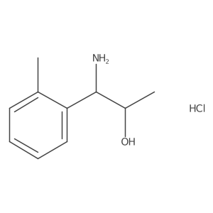 (1S)-1-Amino-1-(O-tolyl)propan-2-OL hydrochloride结构式
