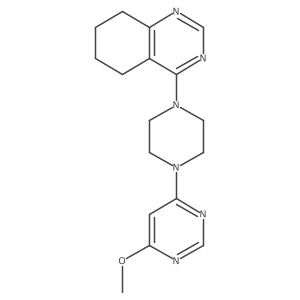 4-[4-(6-Methoxypyrimidin-4-yl)piperazin-1-yl]-5,6,7,8-tetrahydroquinazoline Structure