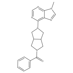6-{5-benzoyl-octahydropyrrolo[3,4-c]pyrrol-2-yl}-9-methyl-9H-purine Structure