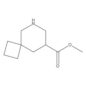 Methyl 6-azaspiro[3.5]nonane-8-carboxylate结构式
